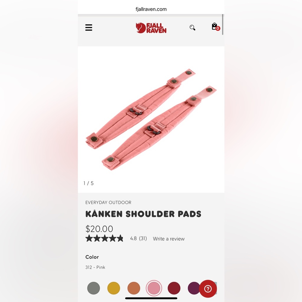 Fjallraven Kanken Shoulder Pads